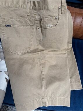 Faconnable Men's Tan Cotton Chinos
